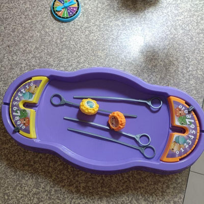 Dino Battle Gyro Spinning Toys & Fun Board Games for Kid's